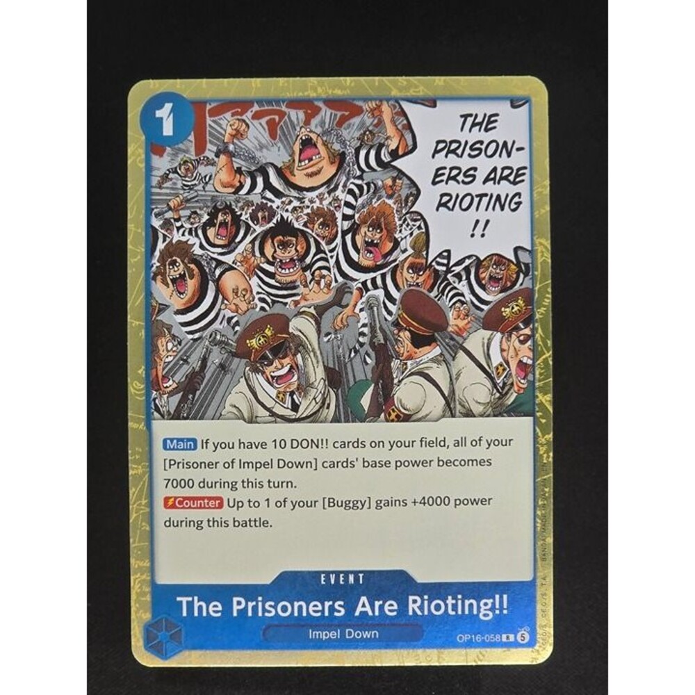 One Piece - The Prisoners Are Rioting!! OP16-058 R